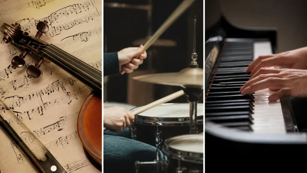 Les concepts de base de la musique : hauteur, rythme et harmonie sans aucun texte