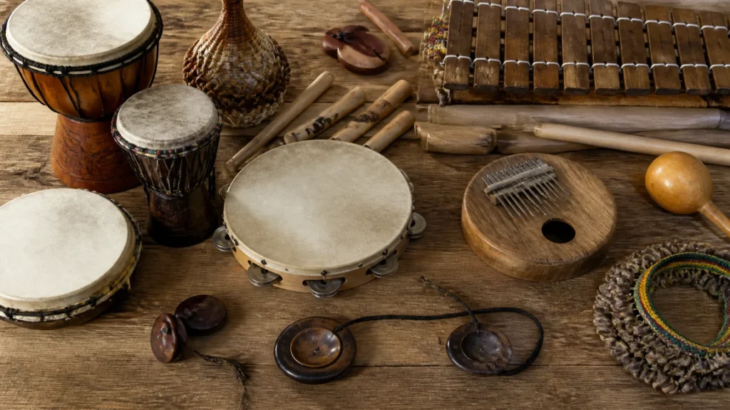 Les percussions à main : instruments, techniques et traditions sans aucun texte