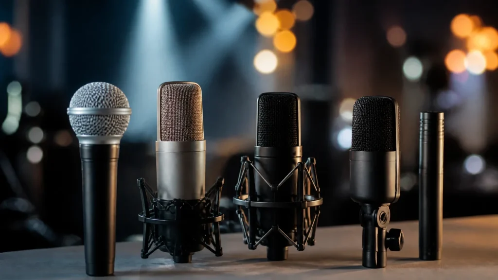 Quel micro choisir pour chanter sur scène ou en studio sans aucun texte