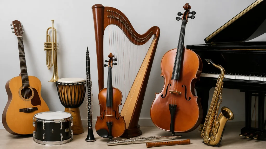 Comment classer les instruments de musique selon leur fonctionnement